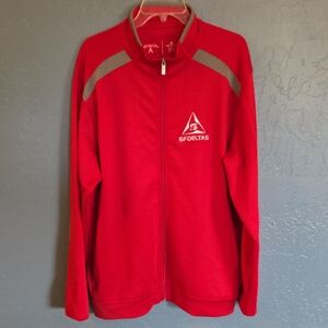 RARE SF Deltas Red Full-Zip Performance Jacket